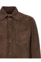 Suede overshirt Brown