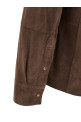 Suede overshirt Brown