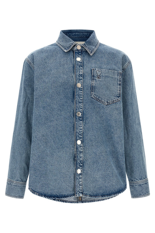 'Ami de Coeur' overshirt BLUE