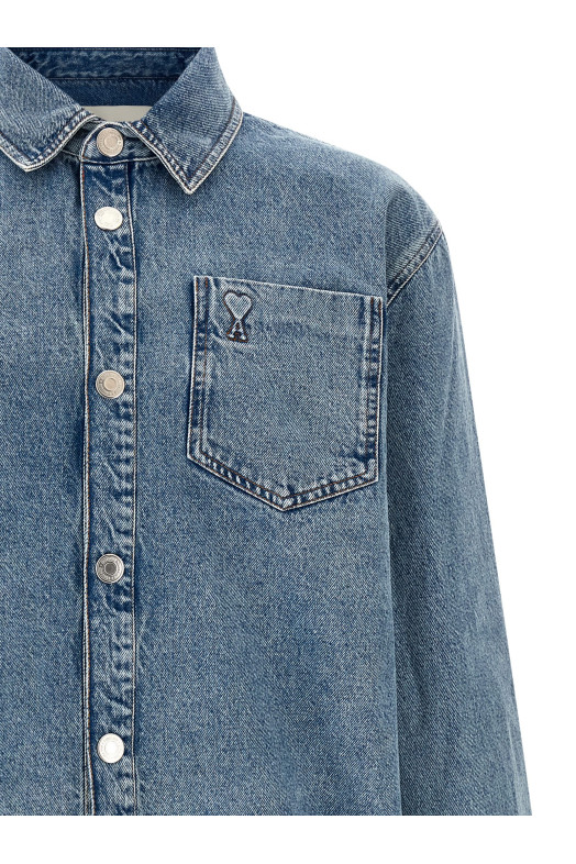 'Ami de Coeur' overshirt BLUE