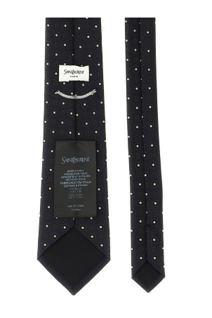 Jacquard tie Blue