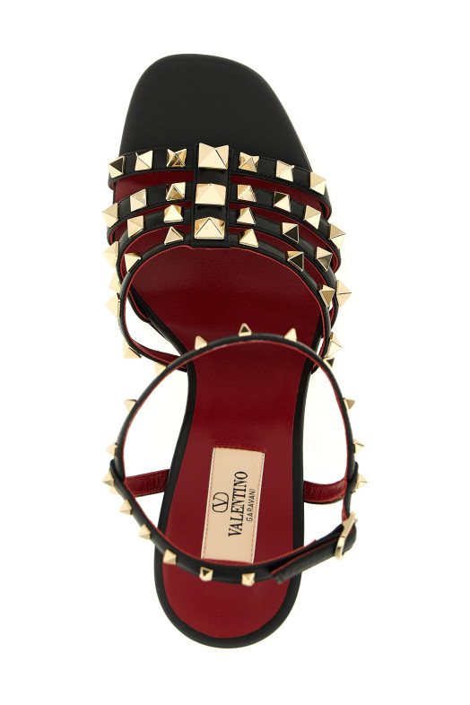 Valentino Garavani 'Rockstud' sandals Black