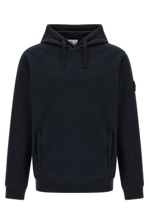 'Badge Stone Island' hoodie Blue