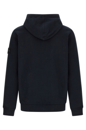 'Badge Stone Island' hoodie Blue