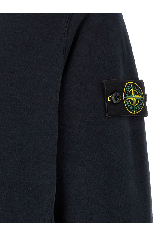 'Badge Stone Island' hoodie Blue