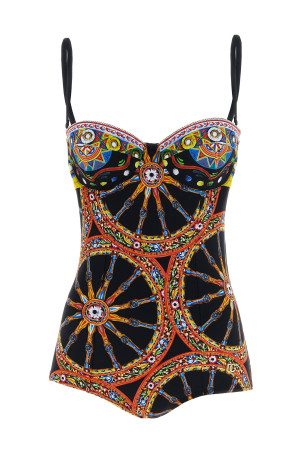 'Carretto' one-piece swimsuit Multicolor