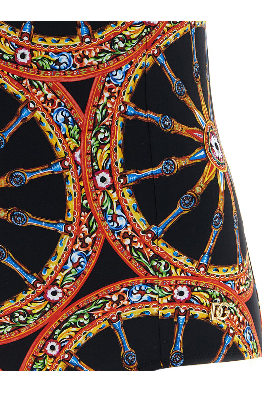 'Carretto' one-piece swimsuit Multicolor