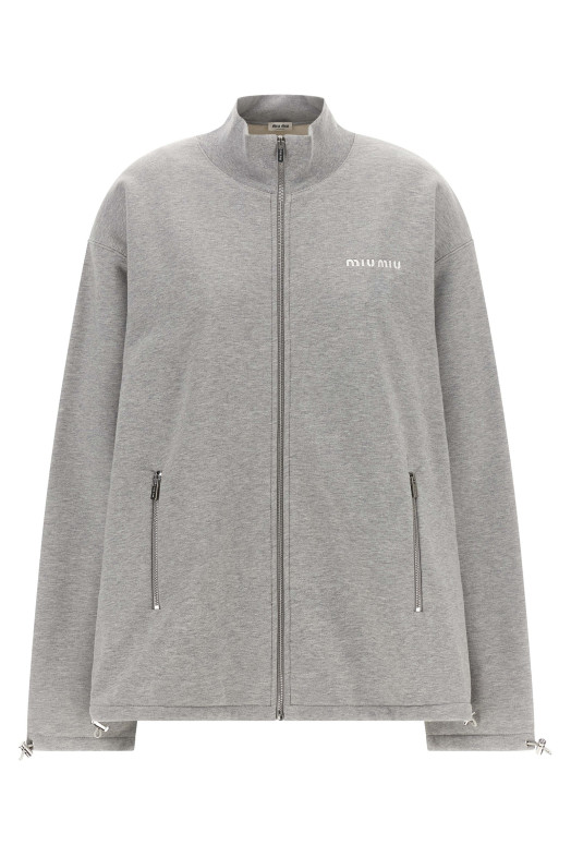 Zipped sweatshirt  Gray
