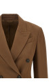 Double-breasted blazer Brown