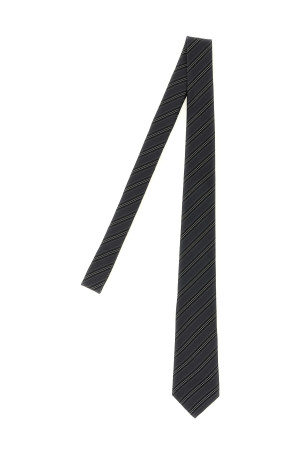Striped tie Gray