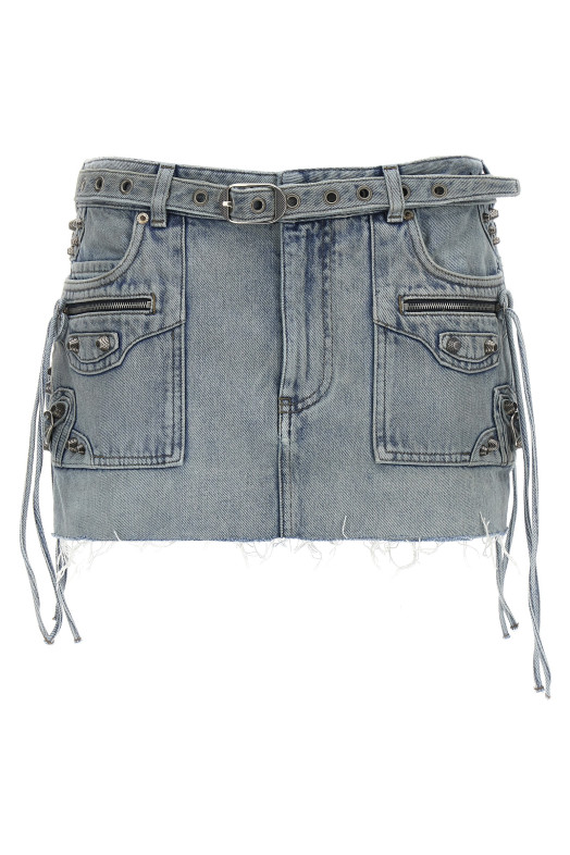 'Cagole Mini' skirt BLUE