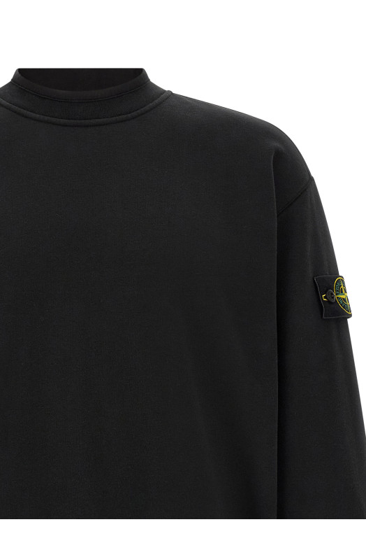 'Badge Stone Island' sweatshirt Black
