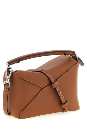 'Puzzle Edge' mini handbag Brown