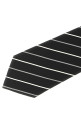 Striped tie Black