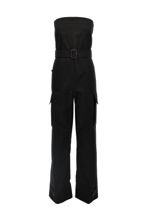 'Cassandre' bustier jumpsuit Black