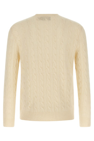 Braided sweater White