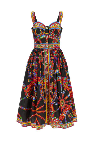 'Carretto' dress Multicolor