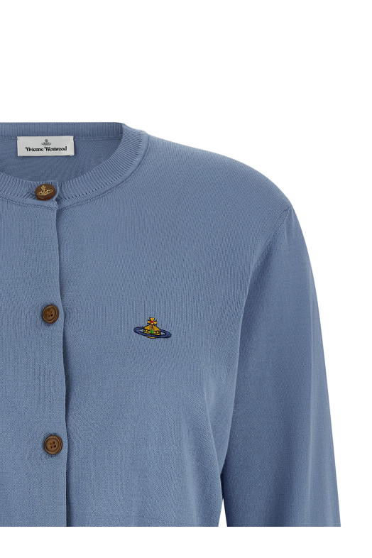 'Bea Cropped' cardigan BLUE