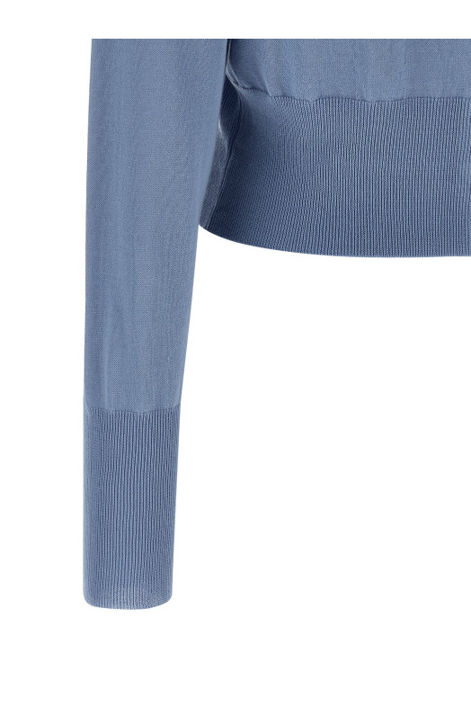 'Bea Cropped' cardigan BLUE