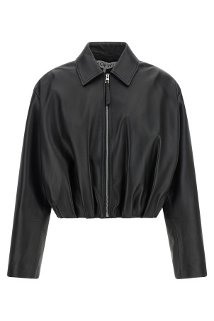Nappa leather jacket Black