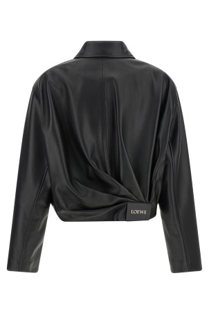 Nappa leather jacket Black