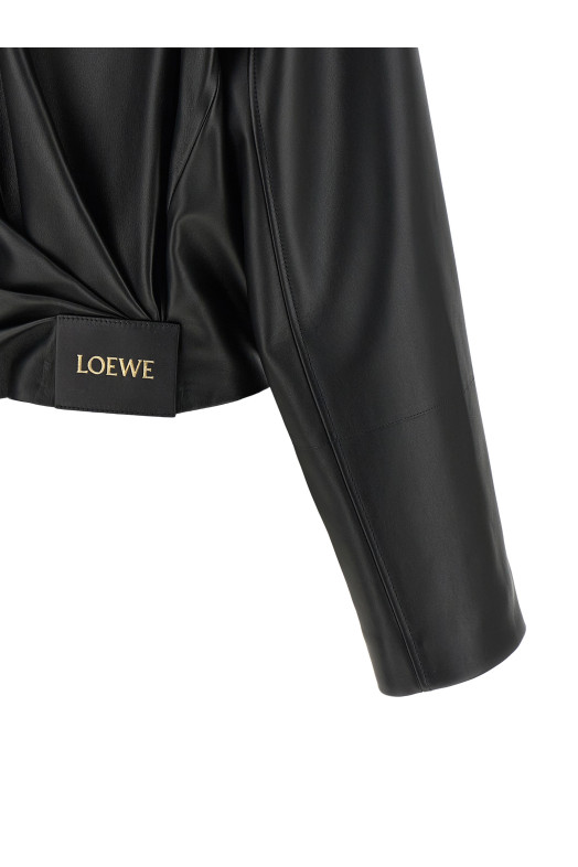 Nappa leather jacket Black