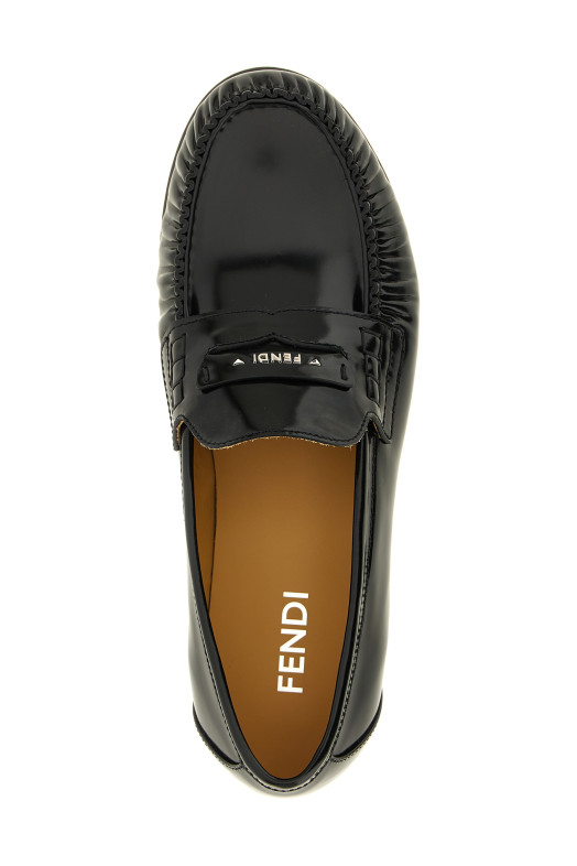 'Fendi Scrunch' loafers Black