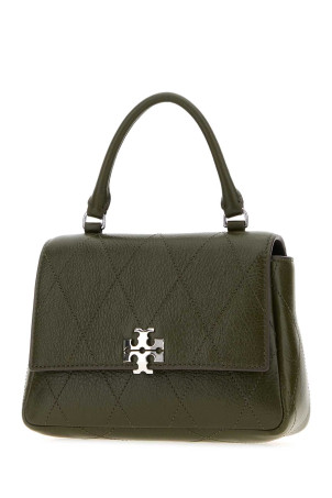 Khaki leather mini Charlie handbag TORY BURCH (186032)