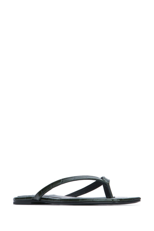 CROCO-EMBOSSED FLIP FLOPS TOTEME (243WAS4557LE0076)