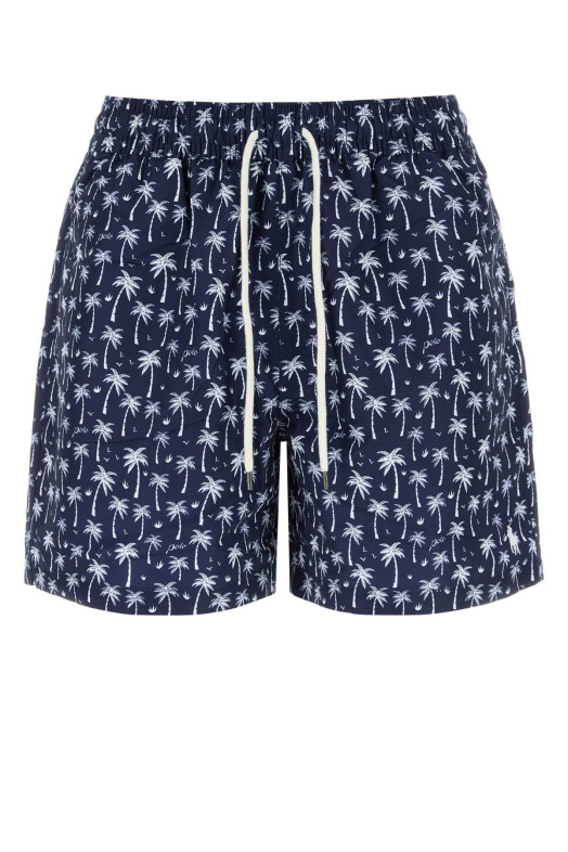 Printed polyester swimming shorts POLO RALPH LAUREN (710B13661)