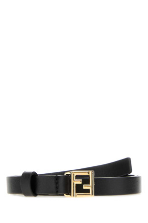 Black leather belt Black FENDI (8C0792B1JS)