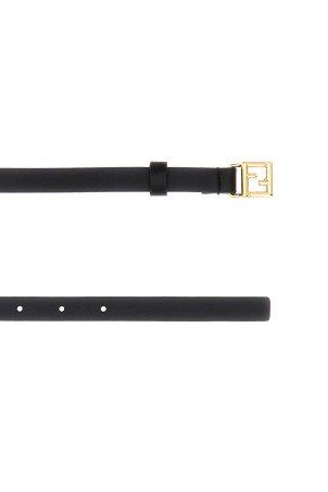 Black leather belt Black FENDI (8C0792B1JS)