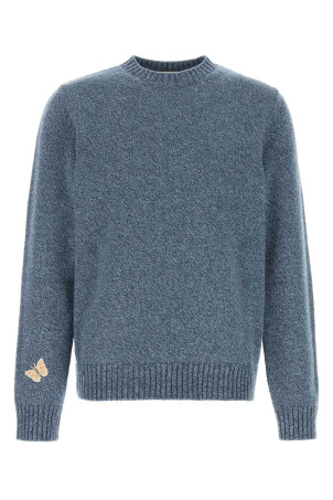 Melange blue wool sweater VALENTINO GARAVANI (9V0KC39SBQQ)