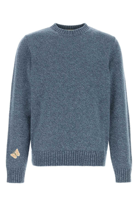 Melange blue wool sweater VALENTINO GARAVANI (9V0KC39SBQQ)