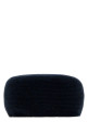 Midnight blue cashmere Perleaf hat THE ROW (A001029Y120)