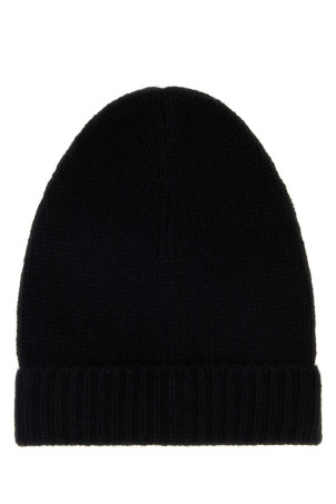 Black cashmere blend Pavir beanie hat Black THE ROW (A001159Y1032)