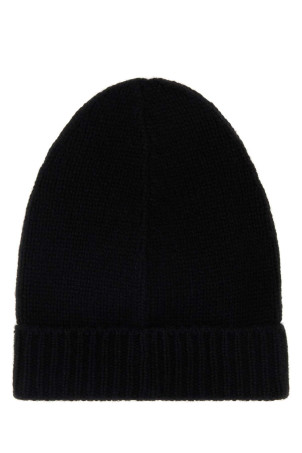 Black cashmere blend Pavir beanie hat Black THE ROW (A001159Y1032)