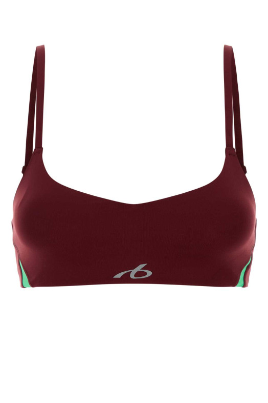 Burgundy stretch nylon bra BALENCIAGA (A0023ZTUVN7)