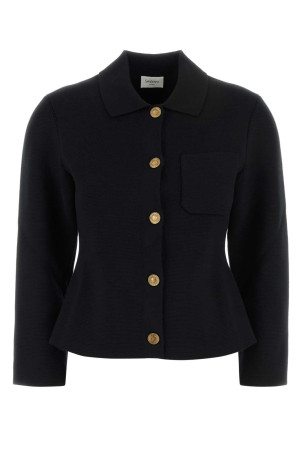 Black wool cardigan Black SAINT LAURENT (A0044ZY76TR)