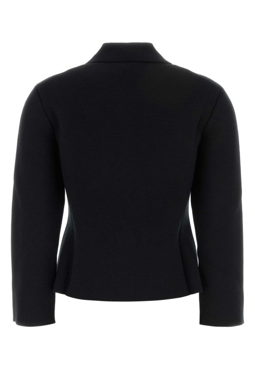 Black wool cardigan Black SAINT LAURENT (A0044ZY76TR)