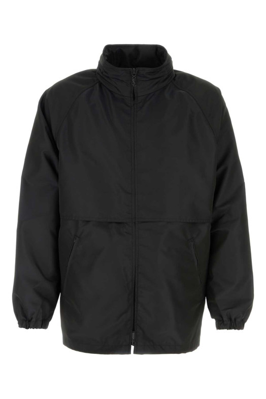 Black polyester windbreaker SAINT LAURENT (A004SWY1O06)