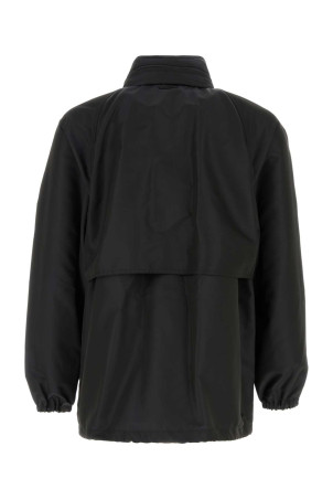 Black polyester windbreaker SAINT LAURENT (A004SWY1O06)