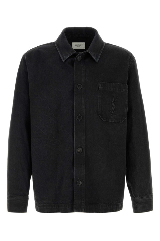 Black denim overshirt SAINT LAURENT (A007M4Y07YD)