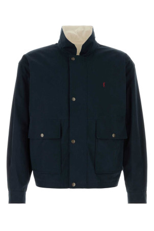 BLOUSON REVERSIBLE AVEC BRODER SAINT LAURENT (A00A93Y6J98)