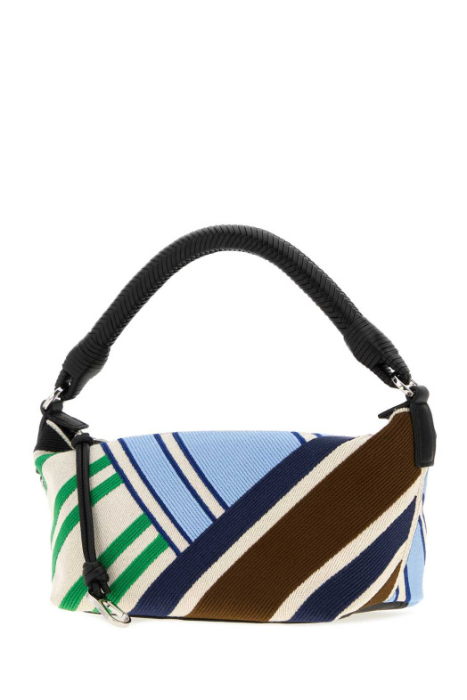 Embroidered canvas mini Cala handbag LOEWE (A120HPLX05)