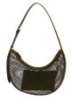 Olive green mesh One Piece shoulder bag ALAIA (AA1S02731TK061)