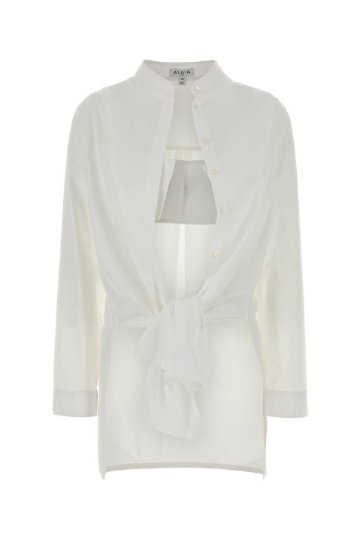 White poplin shirt ALAIA (AA9C1012T611D)