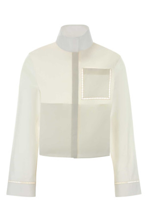 White poplin shirt ALAIA (AA9C1019X112D)