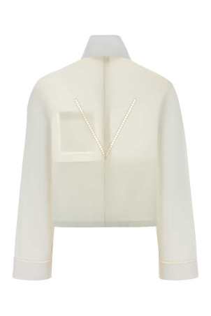 White poplin shirt ALAIA (AA9C1019X112D)