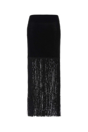 Black jersey skirt ALAIA (AA9J2574K217D)